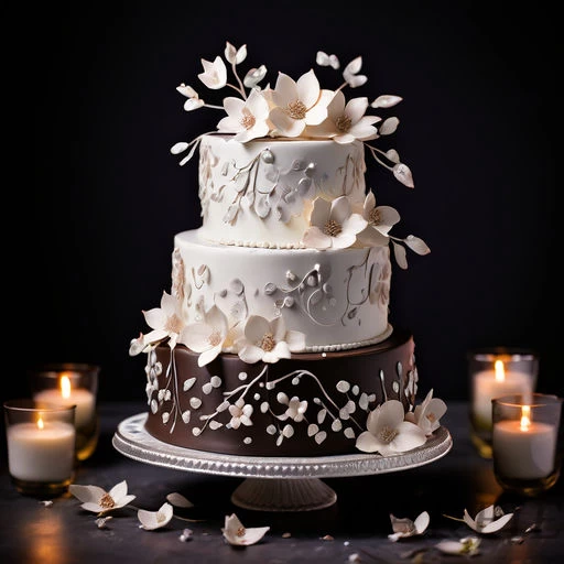 3 Tier Chocolate Cream Cake